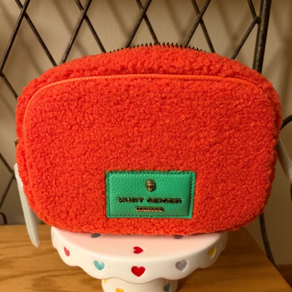 Kurt Geiger Handbags - Kurt Geiger Fleece Camera Bag NWT